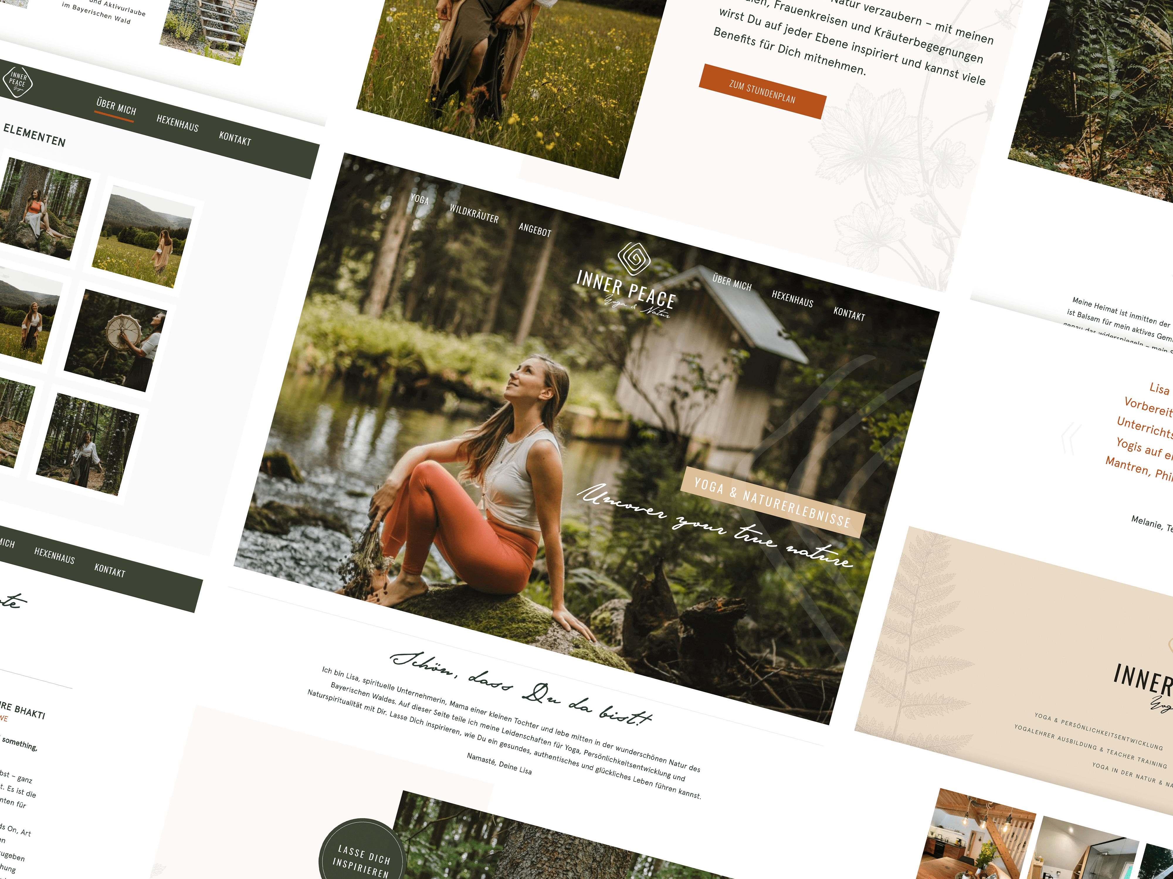Gestaltungselemente Webdesign Innerpeace Yoga