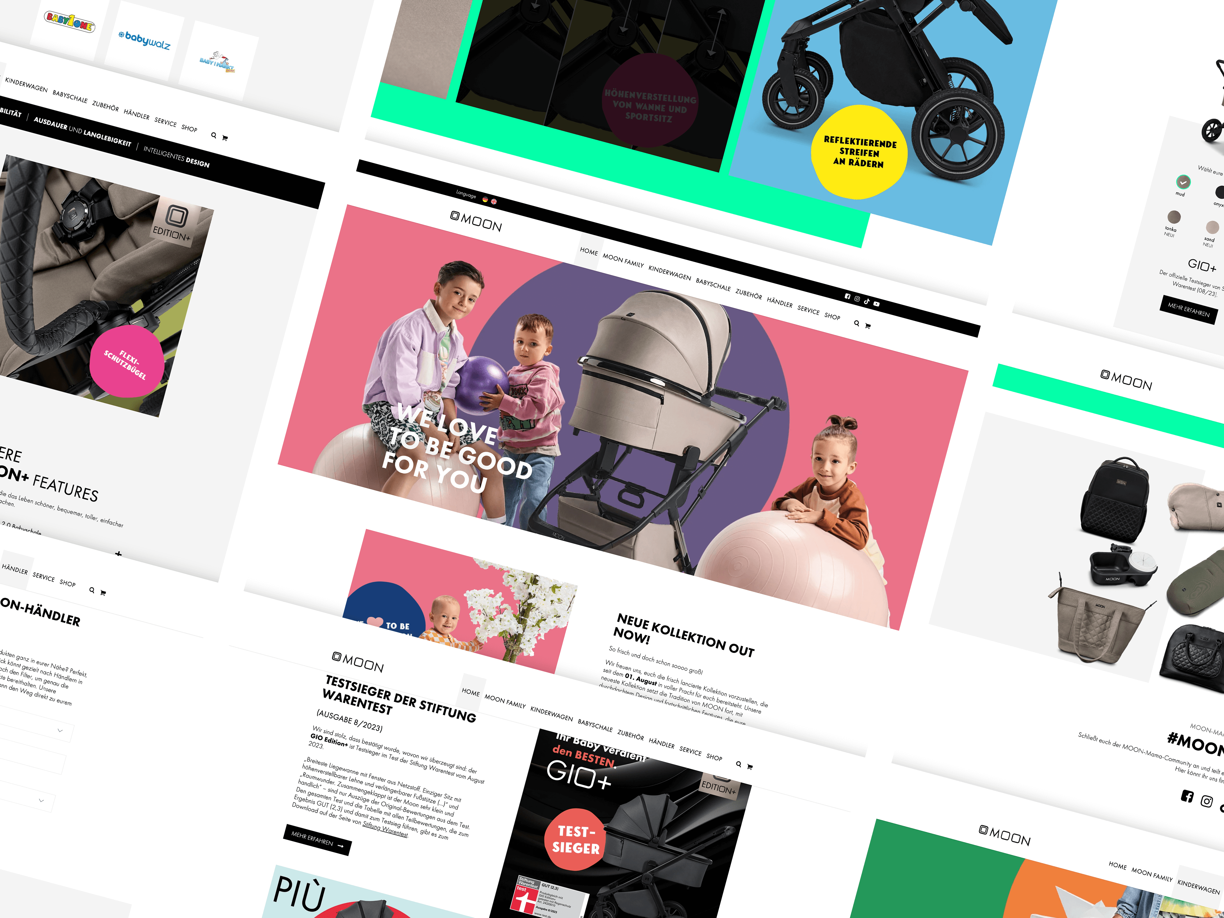 Gestaltungselemente Webdesign MOON Buggy