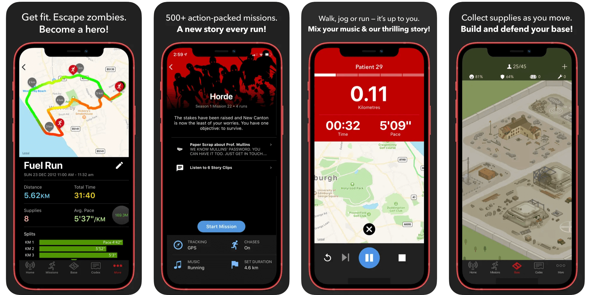 Beispiel für die Gamification von Fitness-Apps: Zombies, Run!